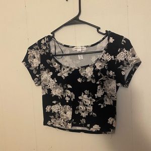 Floral crop top